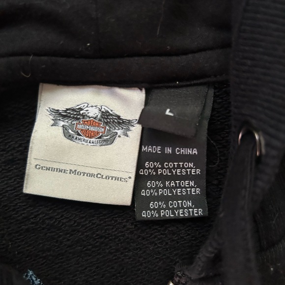 Harley-Davidson zip up sweatshirt - Picture 9 of 10